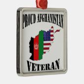 Proud US Afghanistan Veteran Metalen Ornament (Rechts)