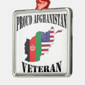 Proud US Afghanistan Veteran Metalen Ornament (Links)