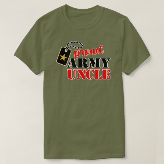 Proud US Army oom T-Shirt (Design voorkant)