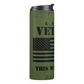 Proud US Army Veteran Thermosbeker (Gedraaid links)