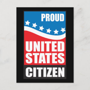 Proud US Citizen Briefkaart
