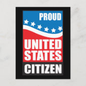 Proud US Citizen Briefkaart (Voorkant)
