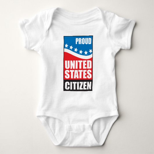 Proud US Citizen Romper (Voorkant)