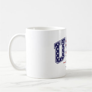 Proud USA 1776 Mok met vlag - Funny Novelty Gift