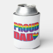 PROUD — Vader — Regenboogvlag Blikjeskoeler (Blikje Voorkant)