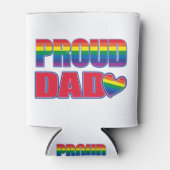 PROUD — Vader — Regenboogvlag Blikjeskoeler (Voorkant)