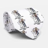 Proud vader van de bruid stropdas (Opgerold)