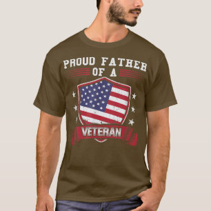 Proud vader van een veteraan T voor militaire vade T-shirt