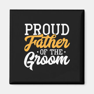 Proud vader van het Verloving van de Groom Wedding Magneet