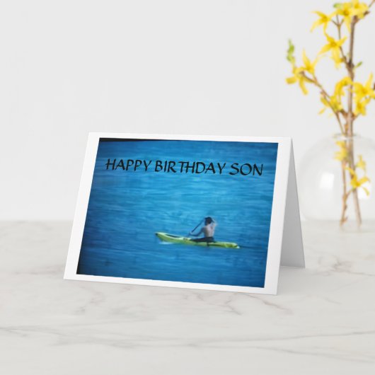 "PROUD VAN HET MAN DAT U ZOND HEBT GEWORDEN"-KAART KAART (Gele Bloem)