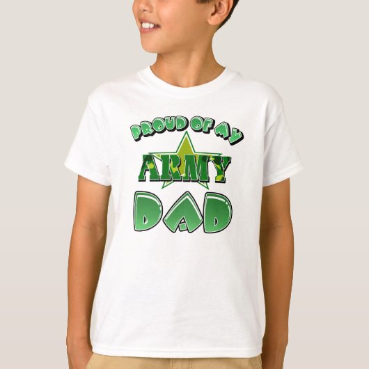 Proud van mijn legervader t-shirt (Voorkant)