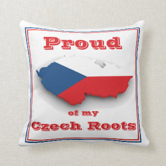 Proud van mijn Tsjechisch Roots Pillow Kussen