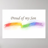Proud van mijn zoon poster (Voorkant)