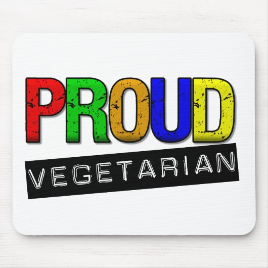 Proud Vegetarian Muismat (Voorkant)