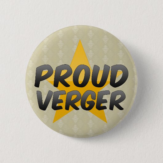Proud Verger Ronde Button 5,7 Cm (Voorkant)