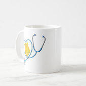 Proud verpleegster koppelt koffie-Mok Koffiemok (Voorkant links)