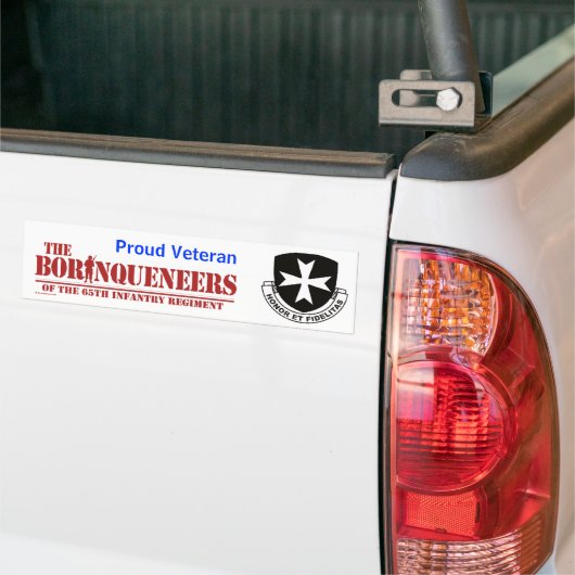 Proud Veteran - Bumpersticker (Op Truck)