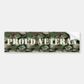 Proud Veteran-Bumpersticker Bumpersticker (Voorkant)