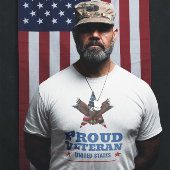 Proud Veteran Eagle  T-shirt