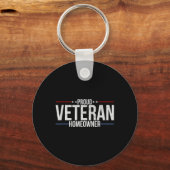 Proud Veteran Homeowner - New House Owner Military Sleutelhanger (Voorkant)