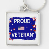 Proud Veteran Sleutelhanger (Voorkant)