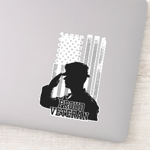 Proud Veteran Sticker