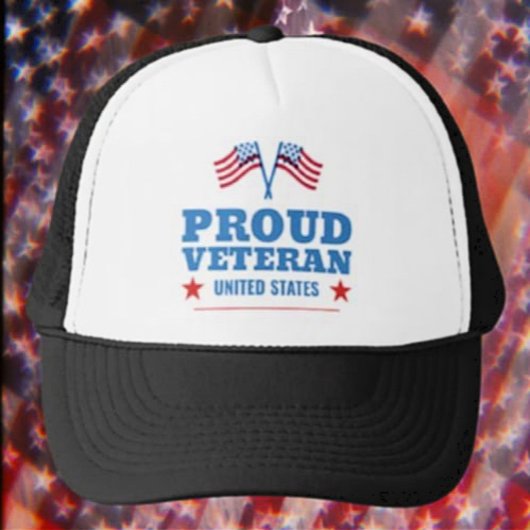 Proud Veteran Verenigde Staten Trucker Pet