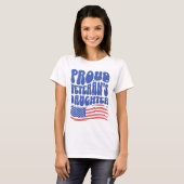 Proud Veteran's Daughter  T-shirt (Voorkant volledig)
