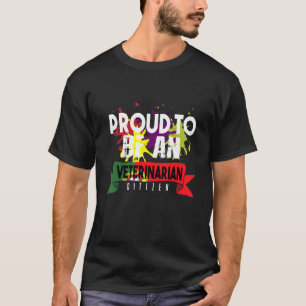 Proud Veterinarian Citizen Professional Career Wor T-shirt