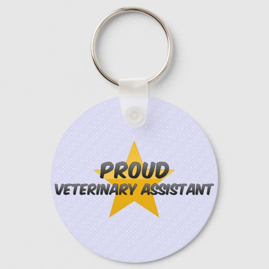 Proud Veterinary Assistant Sleutelhanger (Voorkant)