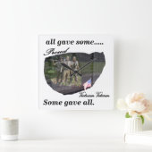 Proud Vietnam Veteran Clock Vierkante Klok (Huis)