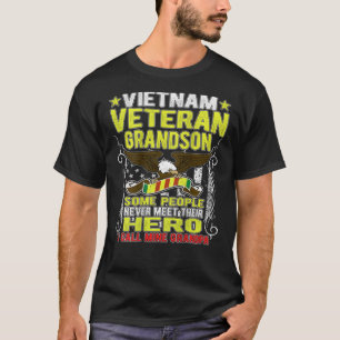 Proud Vietnam Veteran Grandson - Militair T-shirt