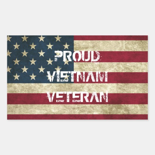 Proud Vietnam Veteran Sticker (Voorkant)