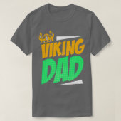 Proud Viking Warrior met Beard Helmet 4 T-shirt (Design voorkant)