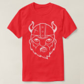 Proud Viking Warrior met Beard Helmet 7 T-shirt (Design voorkant)
