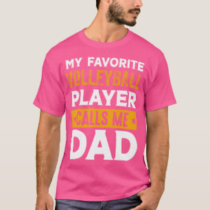 Proud Volleybal Dad Vaderdag Grappig Volleybal T-shirt
