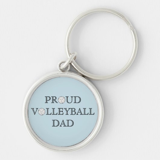 Proud Volleyball Dad Sleutelhanger (Voorkant)
