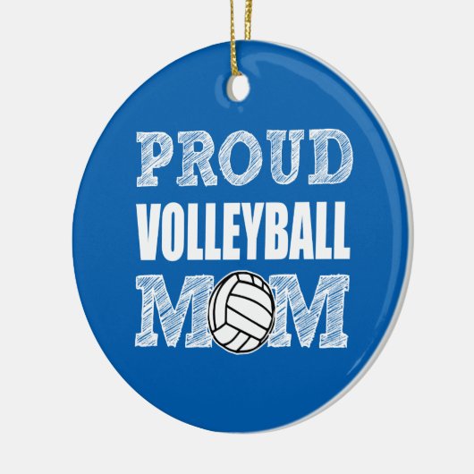 Proud Volleyball Mam-versiering Keramisch Ornament (Links)