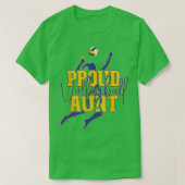 Proud Volleyball tante Familie die overeenkomt met T-shirt (Design voorkant)