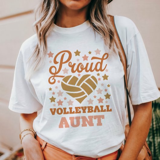 Proud Volleyball tante T-shirt