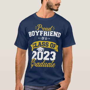Proud vriendje van de klas van 2023 afstuderen sen t-shirt