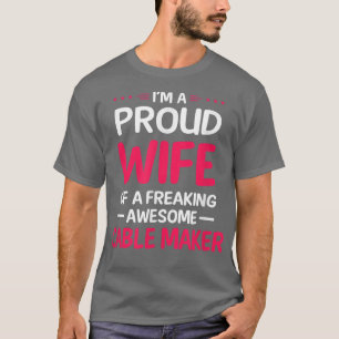 Proud vrouw van het vrije Geweldige KABEL MAKER T- T-shirt