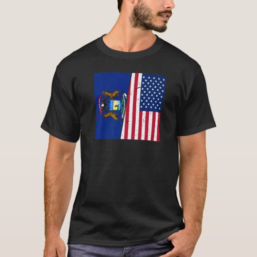 Proud VS - thuisland Patriotic Home State Flag M T-shirt (Voorkant)