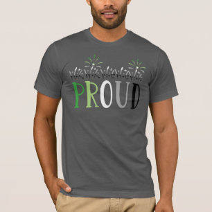 PROUD Vuurwerk Aromantisch T-shirt