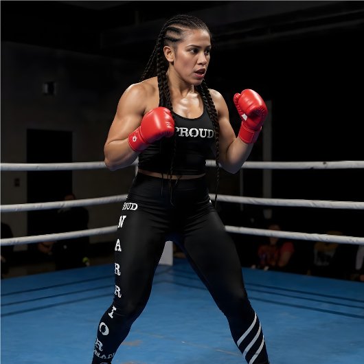 Proud Warriror Woman Leggings