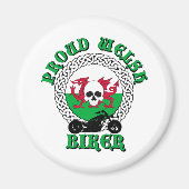 Proud Welsh Biker Magneet (Voorkant)
