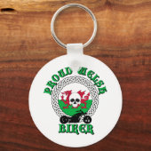 Proud Welsh Biker Sleutelhanger (Voorkant)