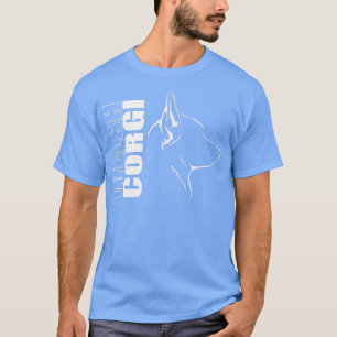Proud Welsh Corgi profiel hondenras hond T-shirt