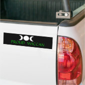 Proud Wiccan-Bumpersticker Bumpersticker (Op Truck)
