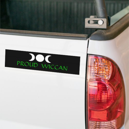 Proud Wiccan-Bumpersticker Bumpersticker (Op Truck)